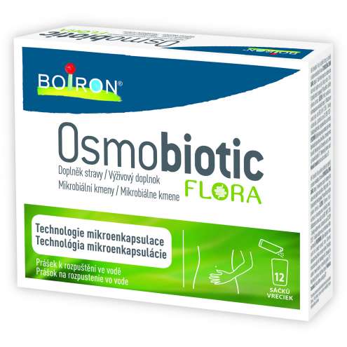 Boiron Osmobiotic Flora Adult осмобиотик для взрослых, 12 пакетиков